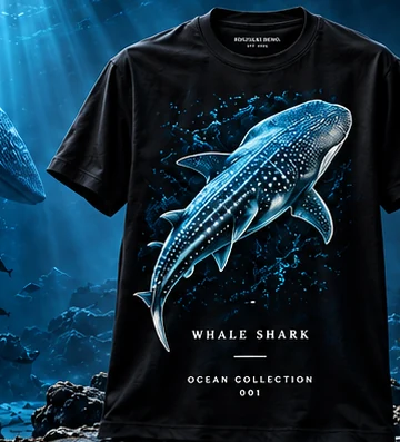 WHALE SHARK. — przykład koszulki